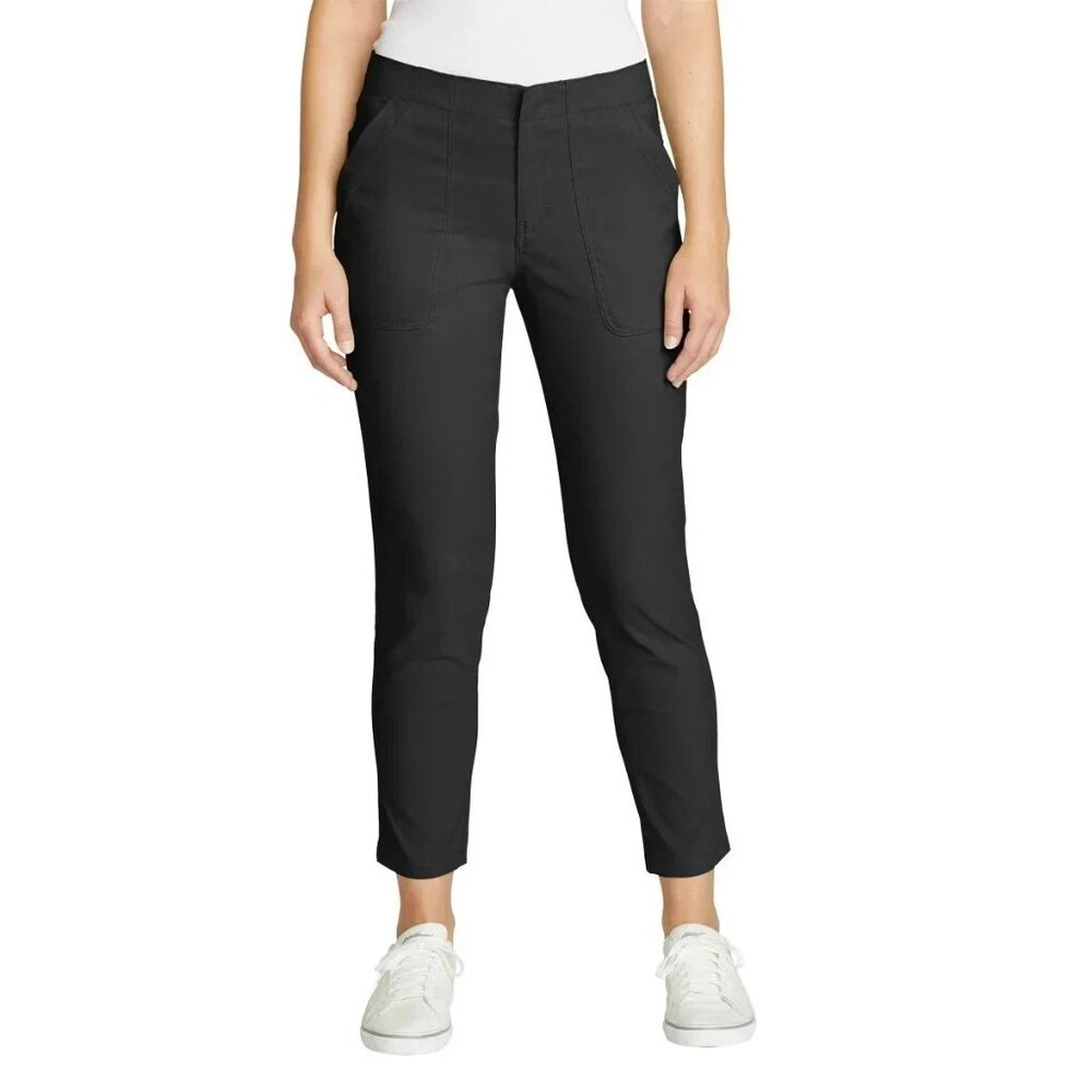Eddie Bauer UPF 50 Women's Stretch Horizon Straight Ankle Pant Hiking Size 6 NWT